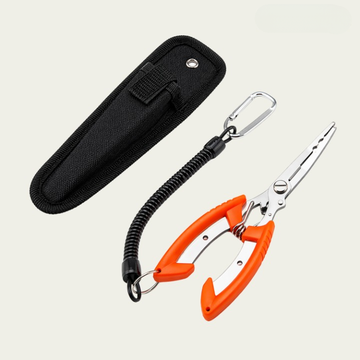 Fishing Pliers 3-in-1 – 420 Stainless Steel, Titanium-Coated & 17.5 cm Length