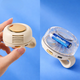 Portable Clip-On Fan – 360° Rotation, Rechargeable 3–6h Battery & 3 Speeds