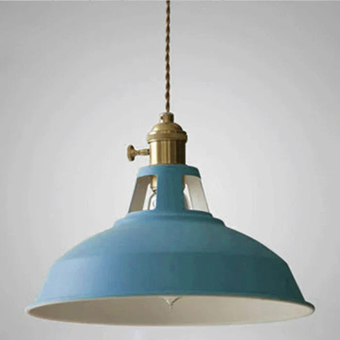 IronGlow Hanging Lamp - Blue