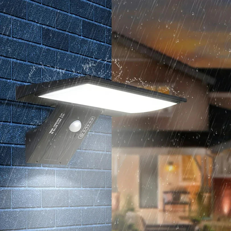 Solar Wall Light – PIR Motion Sensor, Remote Control & IP65 Waterproof