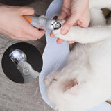 Optimized Product Title: "Tierkrallen-Schere mit LED-Licht – Auswechselbare Edelstahlklinge für präzises Trimmen von Haustierkrallen" 

This title includes relevant keywords for better visibility and clarity while maintaining the original product features