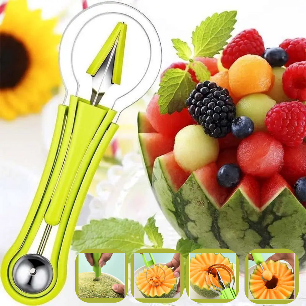 Enhanced Product Title: "3-in-1 Multifunctional Fruit Slicer - Effortless Cutting, Coring & Peeling Tool for Quick Meal Prep" 

This title includes relevant keywords and provides a clearer description of the product's features and benefits, which can help