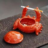 CrabbySmoke – Unique crab-shaped ashtray with lid Bowlift