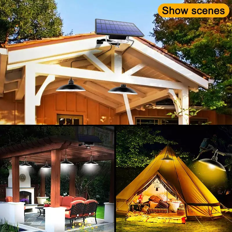 TwinRay – Wireless Solar LED Lamp Set with Remote Control