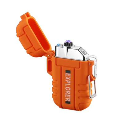 Electric Arc Lighter – Windproof, IP56 Waterproof, USB-C Rechargeable 220mAh