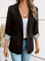 Enhanced Product Title: Jamie™ Damen Stilvoller Blazer – Eleganter Schnitt, Hochwertiges Material, Perfekt für Business und Freizeit

This optimized title includes keywords that potential customers might search for, such as "elegant," "hochwertiges Materi