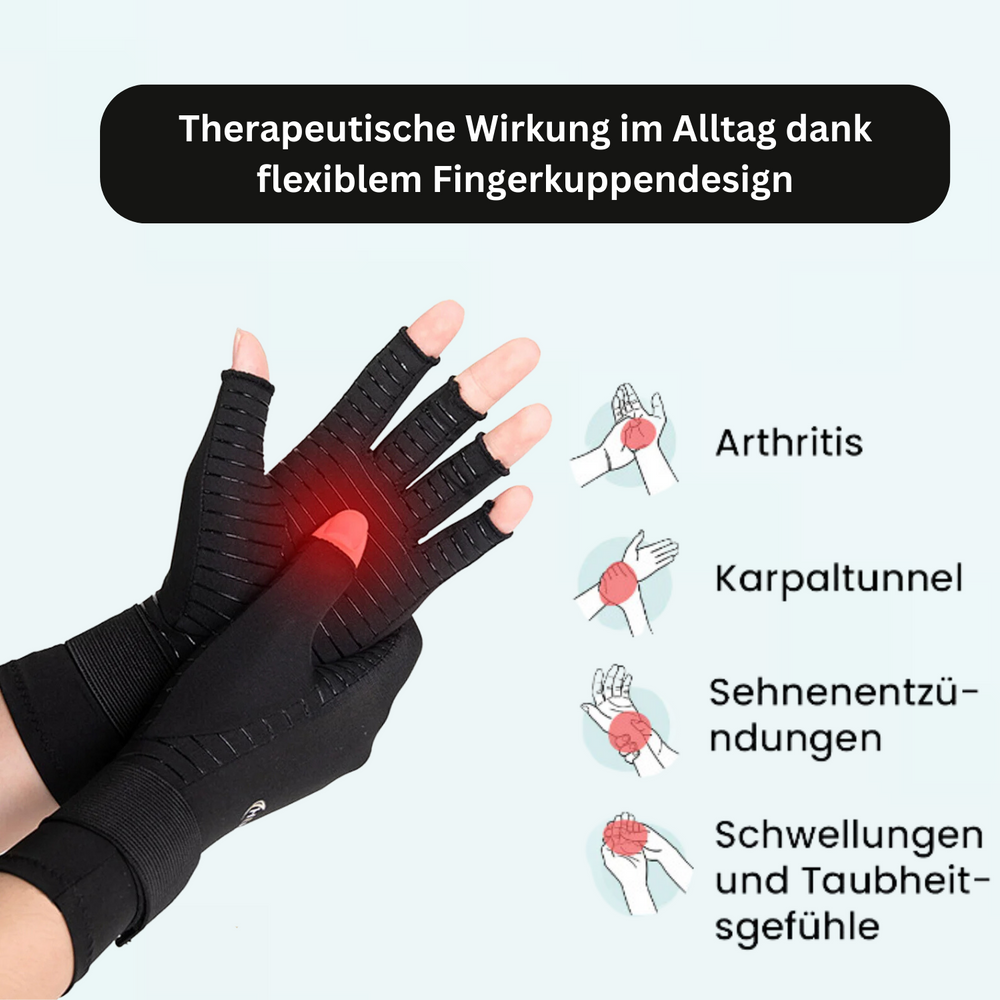 ThermaFlex compression gloves in everyday use