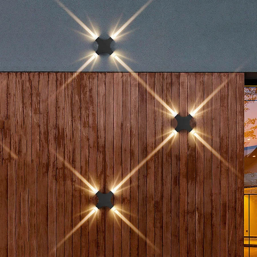 Enhanced Product Title: "Wetterfeste LED Wandleuchte für Außen mit Sterneffekt – IP54, Energiesparend und Langlebig" 

This title includes relevant keywords while emphasizing key features that can attract potential buyers.