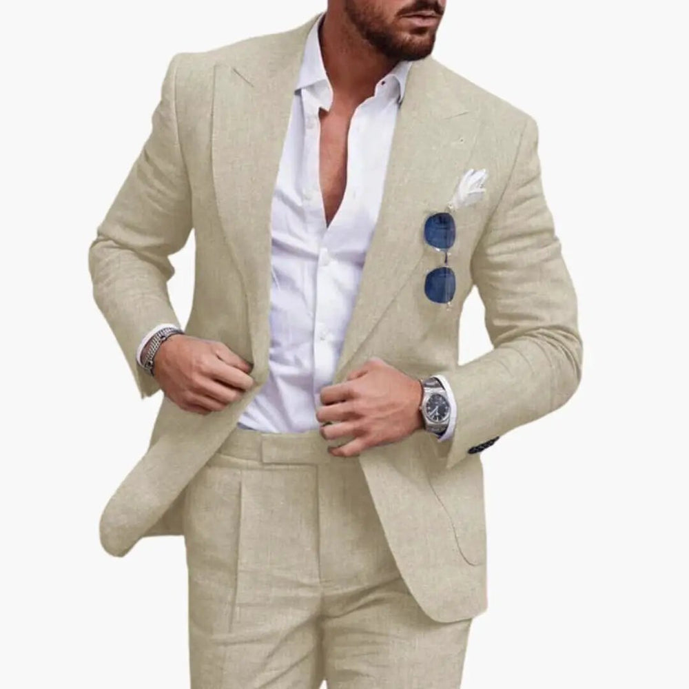 Men's Business Suit – Two-Piece Design & Formal Style