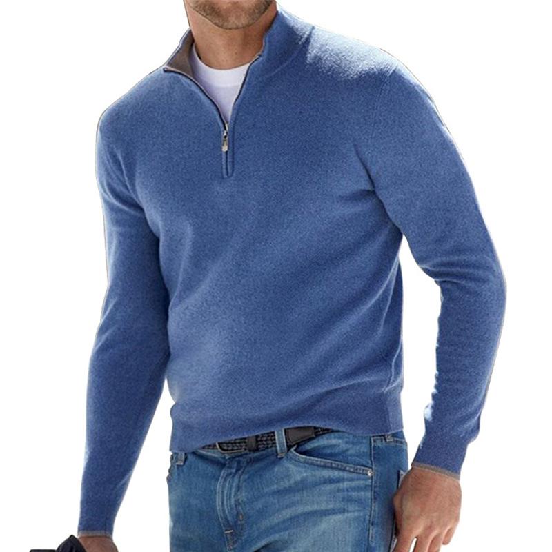 Enhanced Product Title: Erik™ Premium Zip-Up Pullover – Stylish & Comfortable Men's Sweater for All Seasons