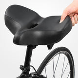 BowLift | RideEase - Extra Wide & Breathable Comfortable Bike Saddle, Ergonomic Bicycle Seat