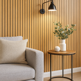 Self Adhesive Waterproof Wall Panel Wood Look Design Kalsten