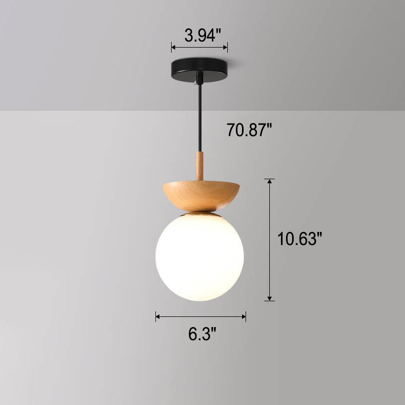Optimized Product Title: "Moderne Glaskugel Deckenleuchte – Elegante Deckenlampe für Wohnräume, Schlafzimmer & Flure" 

This title includes relevant keywords while providing more detail about the product's style and potential uses, which can improve visib