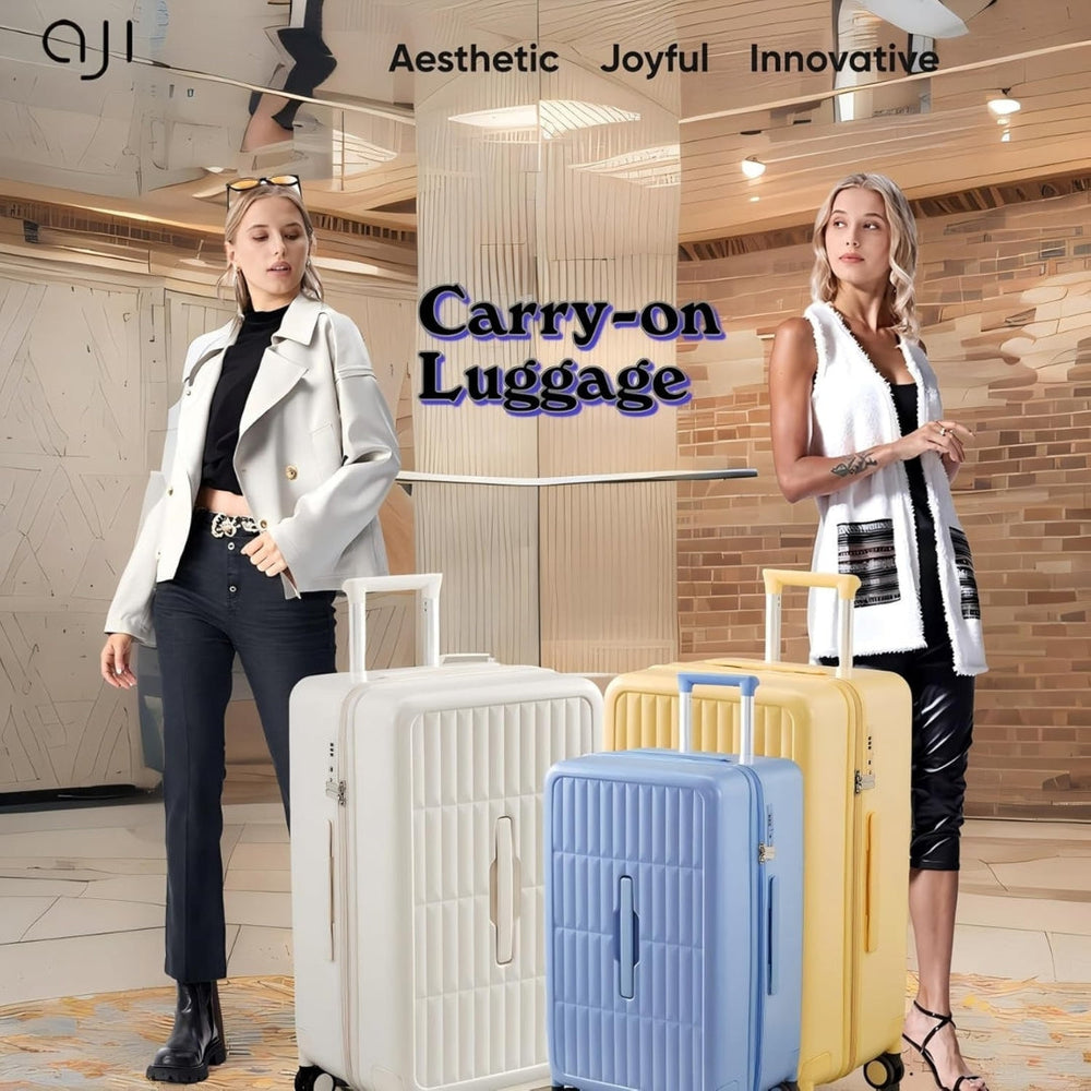 Optimized Product Title: **Airline-Approved 20" Carry-On Luggage - Durable Triple-Layer PC Shell with 3:7 Split Design for Easy Packing** 

This title includes relevant keywords while highlighting key features to attract potential buyers.