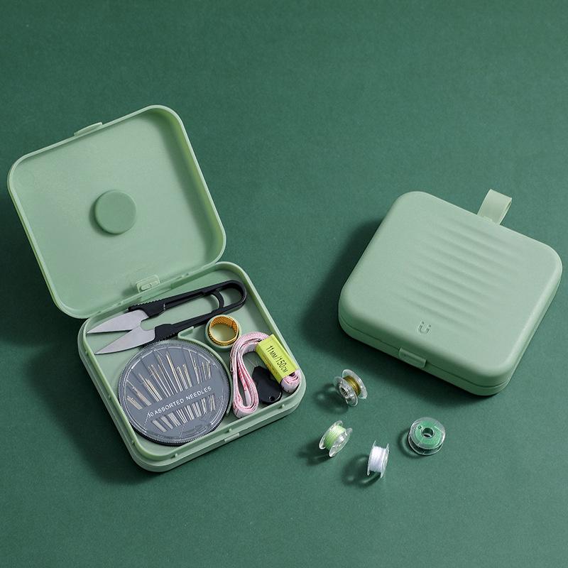 Magnetic Sewing Box – 2-Tier Organizer, Bobbin Holder & 12.3×11×3.3cm