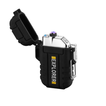 Electric Arc Lighter – Windproof, IP56 Waterproof, USB-C Rechargeable 220mAh