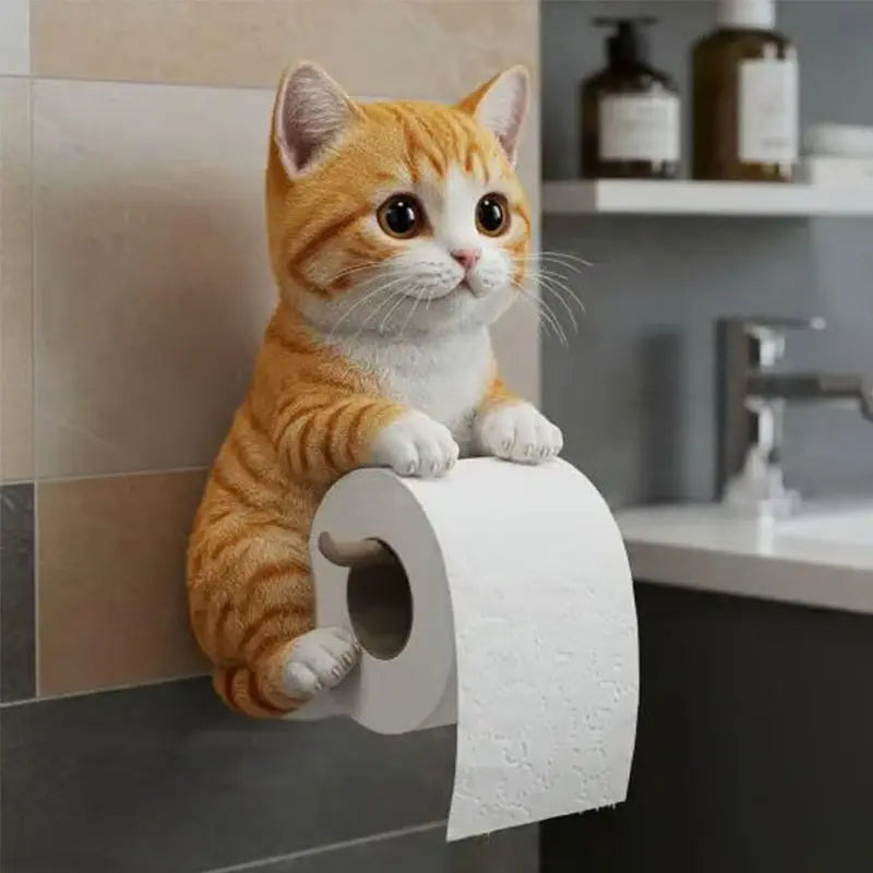 Enhanced Product Title: "Katzen-Toilettenpapierhalter – Robuster und stilvoller Halter für Katzenbedarf, ideal für Ihr Zuhause" 

This title includes relevant keywords while also providing a clear description of the product's purpose and benefits, making