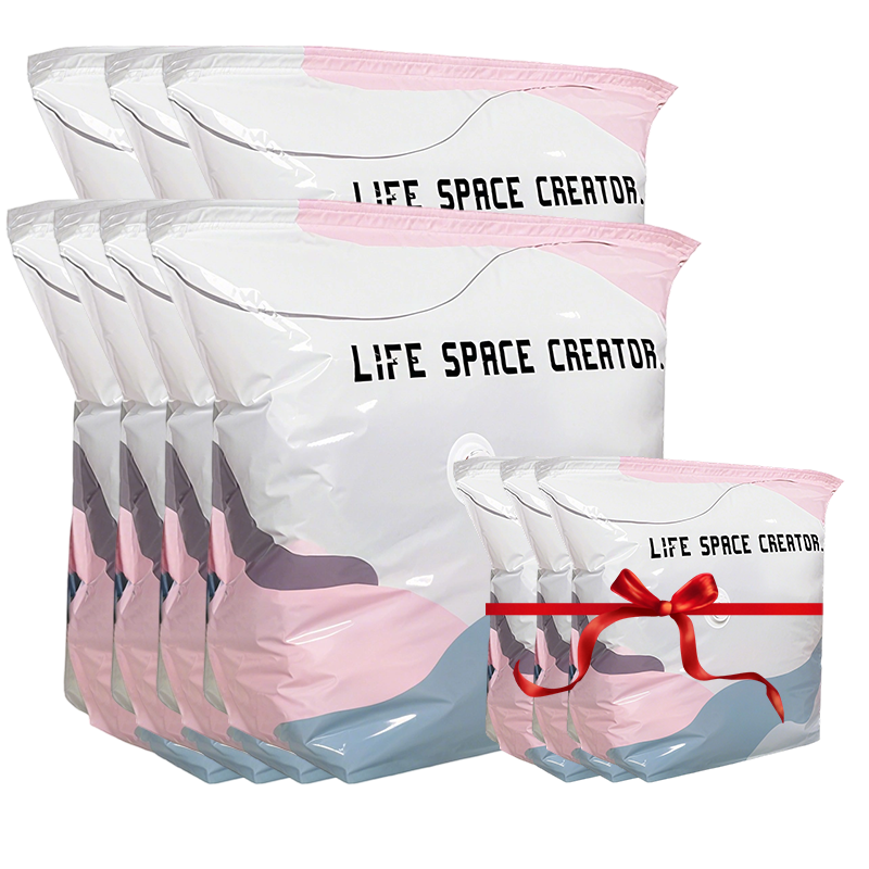 Vacuum Storage Bags – 75% Space Saving, Pump-Free & Reusable