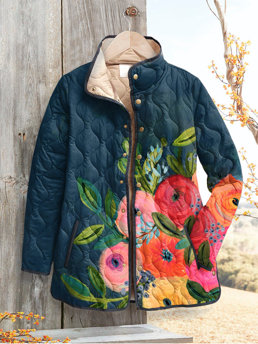 Optimized Product Title: Damen Retro Blumenmuster Kunstleder Steppjacke – Stylische und Bequeme Damenjacke für Herbst/Winter

This enhanced title includes relevant keywords for better visibility on Google Shopping while maintaining clarity and appeal.