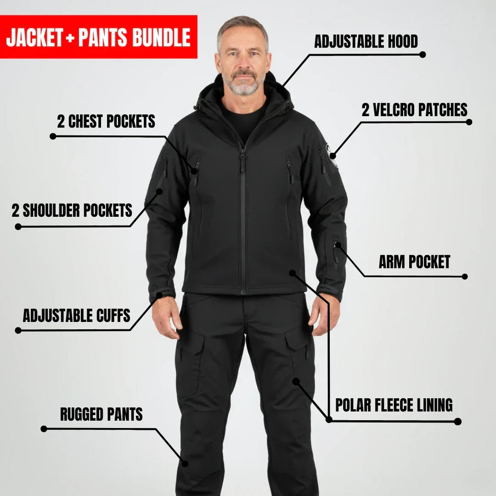 Alpha One Waterproof Softshell Jacket and Pants Combo - Ultimate Outdoor Protection