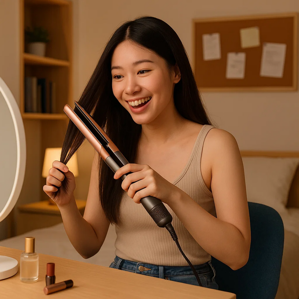 BowLift | 2-in-1 Hair Dryer & Straightener for Effortless Styling