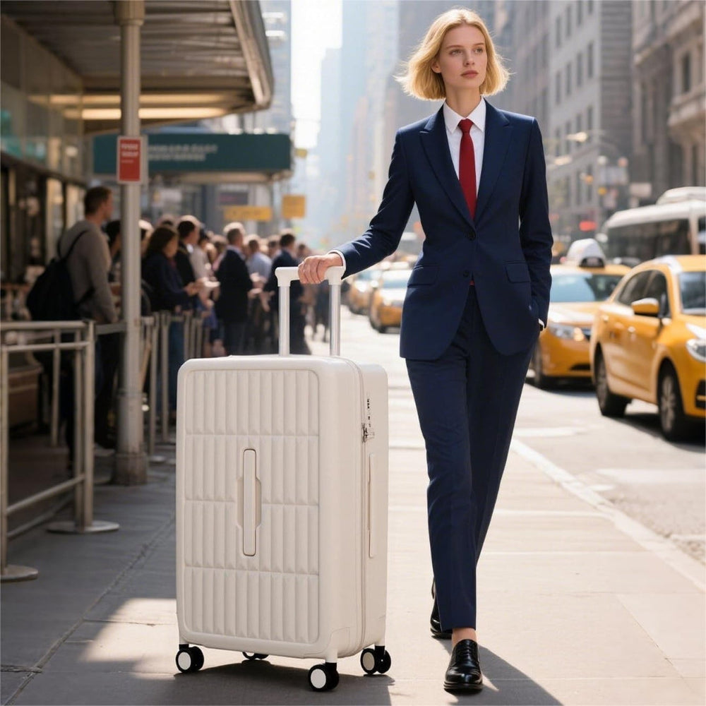 Optimized Product Title: **Airline-Approved 20" Carry-On Luggage - Durable Triple-Layer PC Shell with 3:7 Split Design for Easy Packing** 

This title includes relevant keywords while highlighting key features to attract potential buyers.