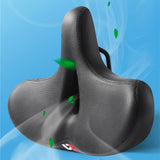 Ergonomic Bike Saddle – Wide Padded Support, Weatherproof & Pressure-Relief Design