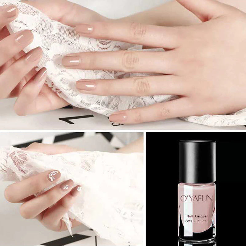 Peel-Off Nail Polish – Water-Based Formula, 9 ml & 17 Shades