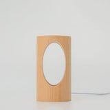 Stylish LED Table Lamp with Wooden Base - Modern Home Lighting Solution
