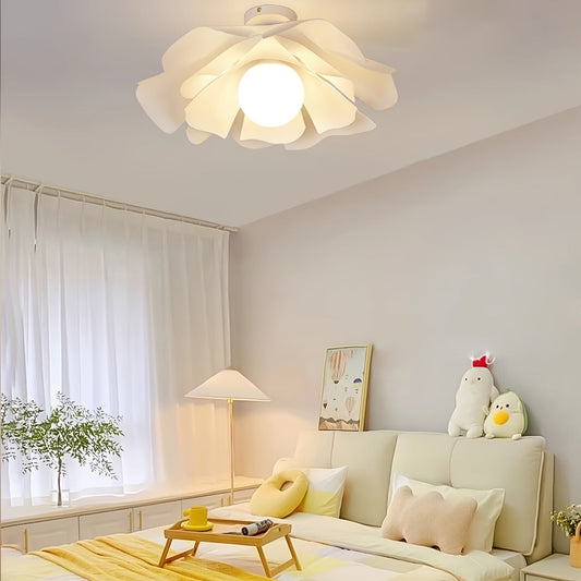 Rose Petal Ceiling Light – Flower Design, Modern Style & Semi-Flush Mount