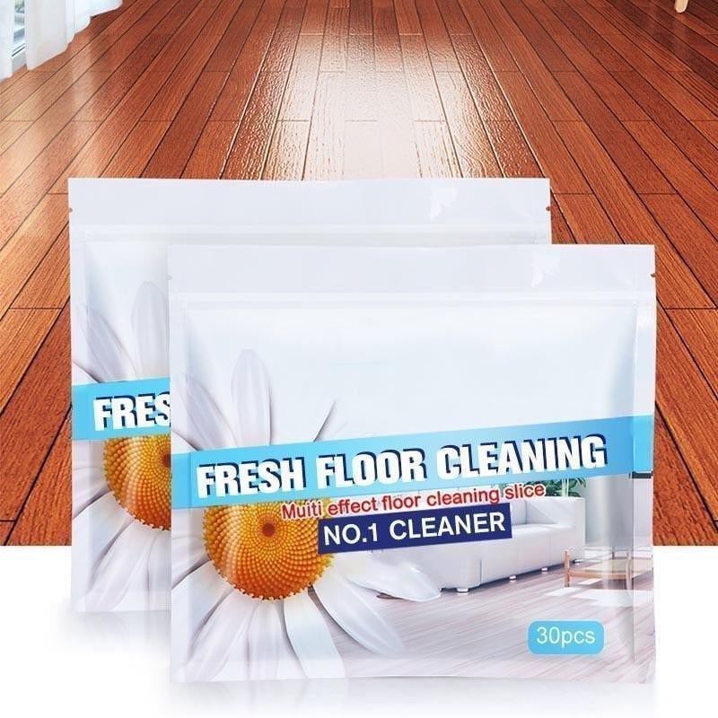 Floor Cleaner Tablets – 30-Pack Biodegradable Formula, Streak-Free for Tile, Wood & Vinyl