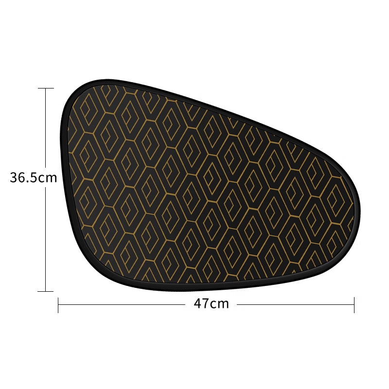 Car Sunshade Set – UV Protection, Static Cling & 4-Piece Universal Fit