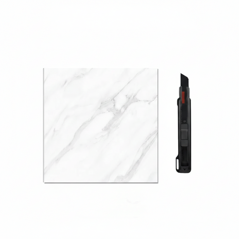 Self-Adhesive Vinyl Floor Tiles – Waterproof, 30×30 cm & 4-Pack Peel-and-Stick