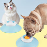 Slow Feeder Dog Bowl – Floating Ball, Non-Slip PP/TPR & 14.5cm for Dogs & Cats