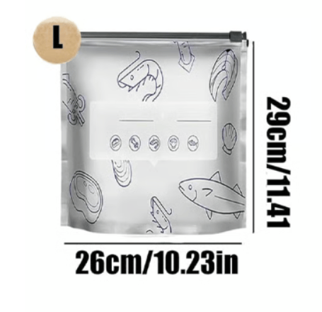 Optimized Product Title: **Wiederverwendbare Aluminiumfolie Frischhalte-Beutel – Bis zu 200 Anwendungen für Frische und Nachhaltigkeit**