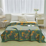 Reversible jacquard cotton quilt