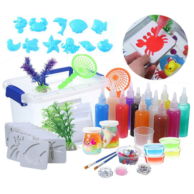 Kids Water Magic Craft Set – 12 Colors, Non-Toxic & Figure Molding