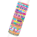 Bead Bracelet Making Kit – 2000+ Heishi Beads, 16 Colors & Bead Carousel