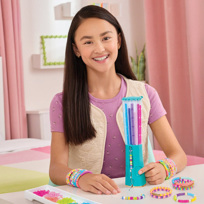 Bead Bracelet Making Kit – 2000+ Heishi Beads, 16 Colors & Bead Carousel