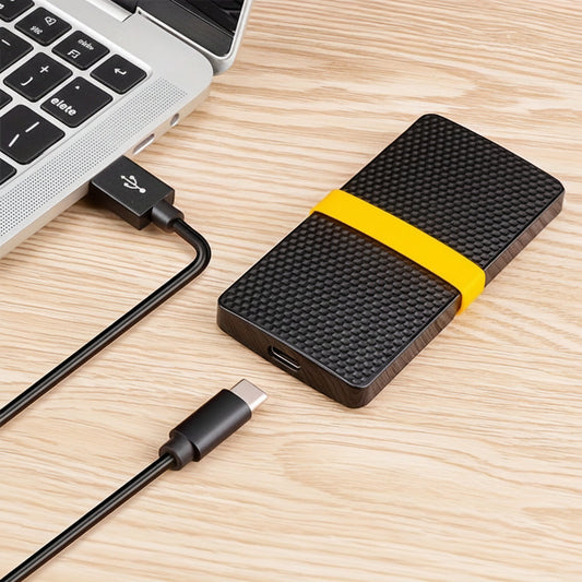 External Hard Drive Portable SSD – USB Type-C, Tablet & Slim Design