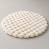Bubble Rug – Round Fluffy Design, Plush High-Pile & Non-Slip Backing