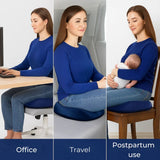 SitRelief | Donut Seat Cushion – Tailbone & Haemorrhoid Relief – Memory Foam – Washable Cover – Office, Travel, Postpartum Use Kalsten