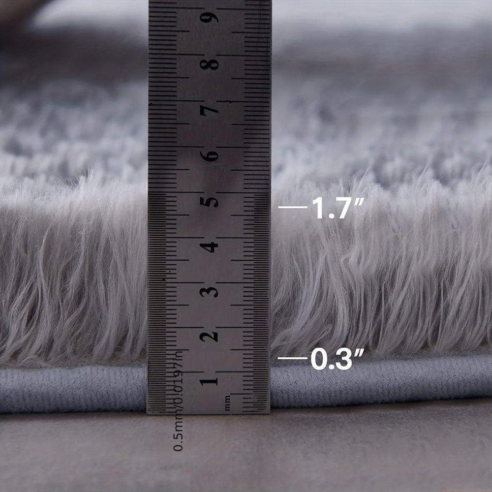 Round Fluffy Rug - Clouda