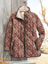 Optimized Product Title: "Vintage Damenjacke mit Blumenmuster – Stilvolle Blüten-Design Jacke für Damen" 

This title includes relevant keywords while maintaining clarity and appeal for potential buyers.