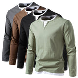 Enhanced Product Title: "JACOB Long Sleeve Henley Shirt for Men - Stylish & Comfortable Casual Wear" 

This title includes relevant keywords while providing more detail about the product, which can help improve visibility and appeal in Google Shopping.