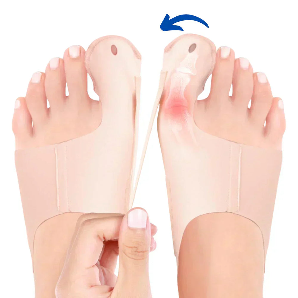 Hallux Valgus Toe Corrector Bandage – Breathable Stretch, Adjustable & Ultra-Flat
