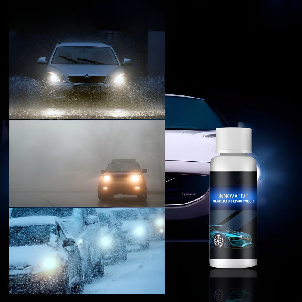 Headlight Restoration Kit – 50ml, Oxidation & Yellowing Remover with UV Coating