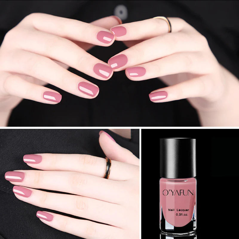 Peel-Off Nail Polish – Water-Based Formula, 9 ml & 17 Shades