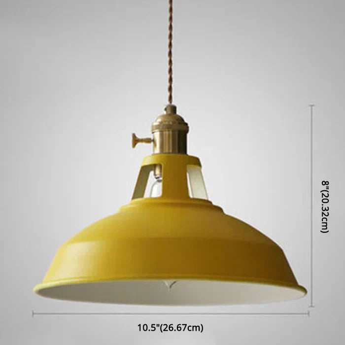 IronGlow Hanging Lamp - Yellow