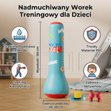 Kids Inflatable Punching Bag – Water Base, Padded Surface & Indoor Outdoor Use